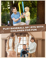 Wettarn 27 Inch 2 Pcs Mini Baseball Bats Wooden Baseball Bat Craft Unfinished Small Baseball Bats Unpainted Wood Baseball Bats for Painting DIY Craft Wettarn