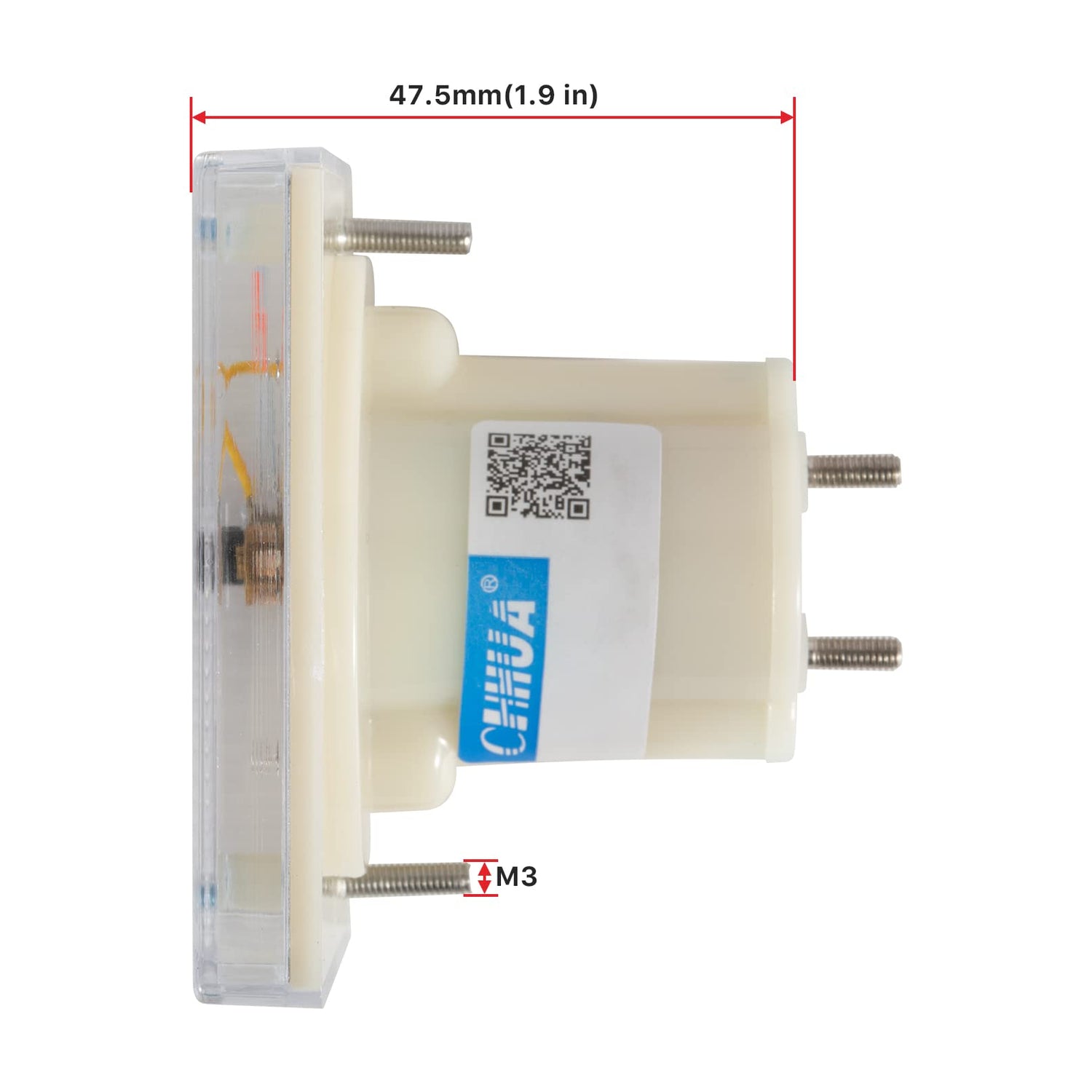 Cloudray Ammeter Gauge DC 0-30mA Analog Current Panel 85C1 2.5 Accuracy for Auto Circuit Measurement Tester (DC 30mA) Cloudray