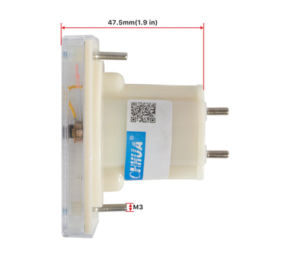 Cloudray Ammeter Gauge DC 0-30mA Analog Current Panel 85C1 2.5 Accuracy for Auto Circuit Measurement Tester (DC 30mA) - WoodArtSupply