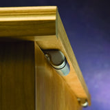 60 inch-Pound Lid Stay Torsion Hinge, Satin Nickel Finish, 2 per Pack ROCKLER