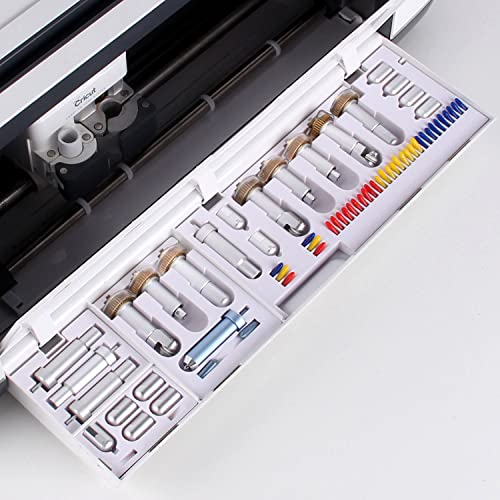 Tool Organizer for Cricut Maker 3 & Maker, Cricut Blade Storage Accessories and Supplies for Cutting Blades, Cricut Machine Organization and Storage LOPASA