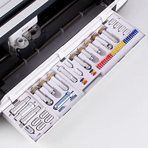 Tool Organizer for Cricut Maker 3 & Maker, Cricut Blade Storage Accessories and Supplies for Cutting Blades, Cricut Machine Organization and Storage - WoodArtSupply