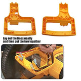 380452-00 Miter Saw Handle Clamshell Set for DeWalt DW704 & DW705 Miter Saw (Types 1-5) ，Fits 3660 3680 (Types 1-3) Miter Saw Handle Replacement folosem