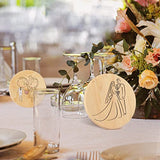 36 Pack Unfinished Wood Coasters, GOH DODD 4" Wood Slices for Nature Crafts & Wedding Decoration, Blank Coasters Wood Kit for DIY Architectural GOH DODD