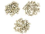 Ultra-Miniature Laser Cut Wood Shapes - Stars, Arrows, Hashtags - Approximately 100 Pieces Forever in Time
