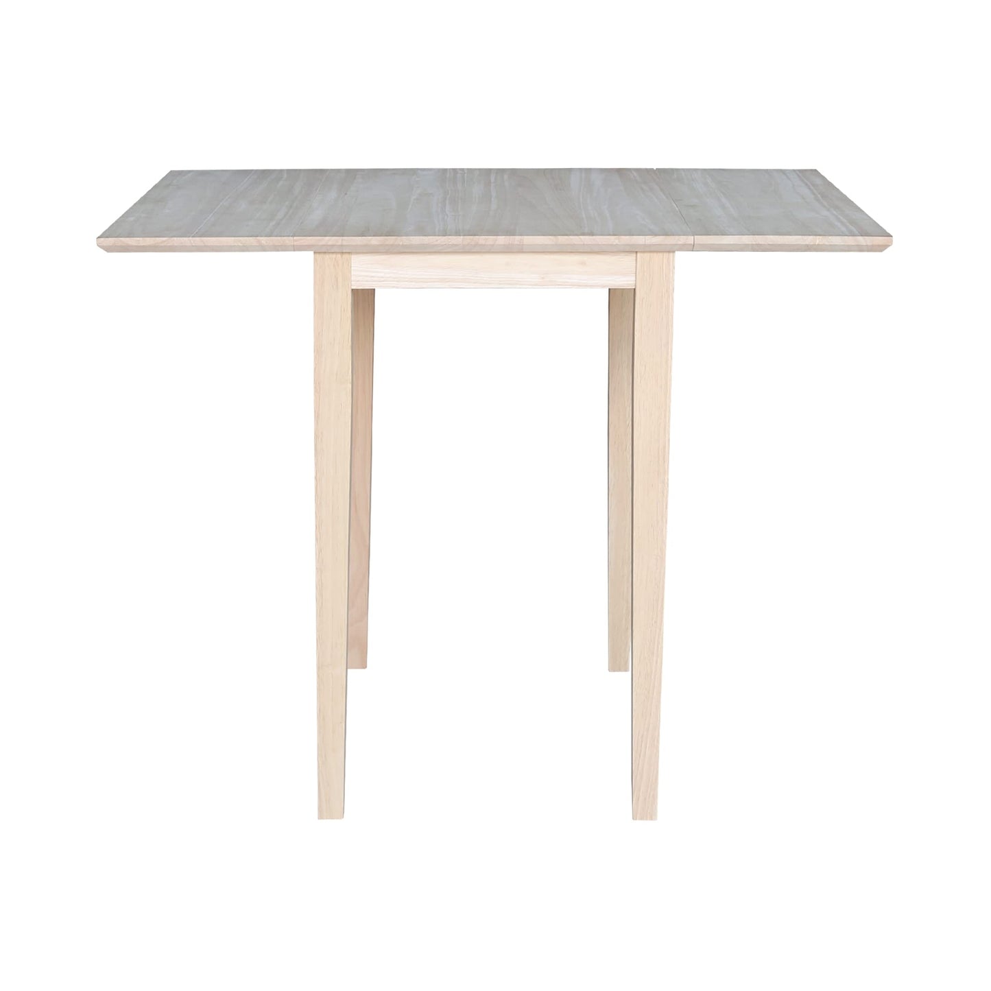 International Concepts Small Drop-leaf Table, Unfinished