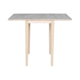International Concepts Small Drop-leaf Table, Unfinished IC International Concepts