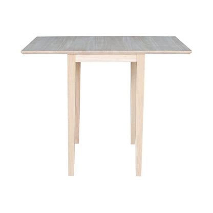 International Concepts Small Drop-leaf Table, Unfinished
