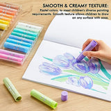 Shuttle Art Tempera Paint Sticks, 20 Pastel Colors, Solid Tempera Paint for Kids, Super Quick Drying, Works Great on Paper Wood Glass Ceramic Canvas Shuttle Art