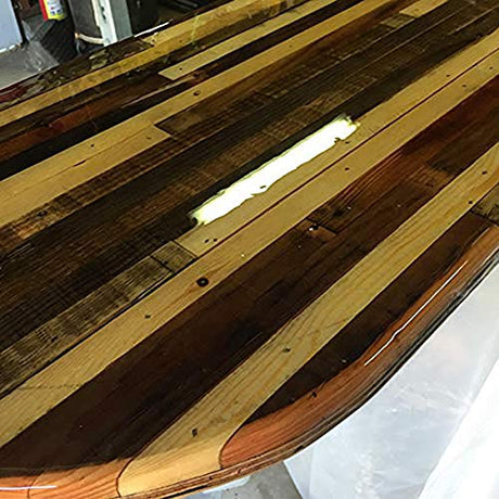 TotalBoat Table Top Epoxy Resin 4 Gallon Kit - Crystal Clear Coating and Casting Resin for Bar Tops, Table Tops, Wood, Concrete, Epoxy Art & Crafts TotalBoat