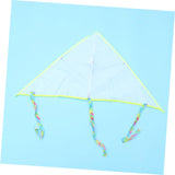 VILLCASE 5pcs DIY Blank Kite Flying Kite DIY Graffiti Kite Craft Kite Kids DIY Kites Kite Making Kit Kites Making Painting Triangle Kite Kits VILLCASE