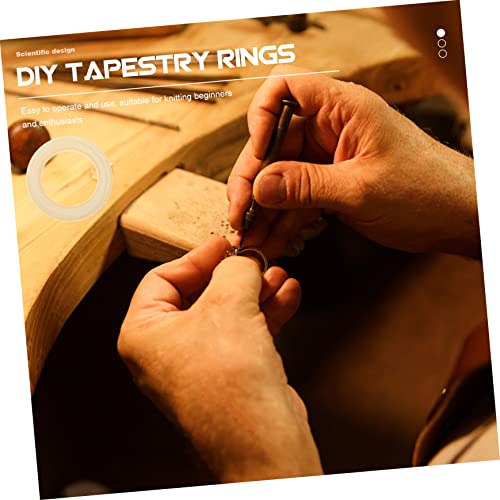 COHEALI 30pcs Handmade Wooden Ring Unfinished Smooth Wooden Ring Floral Hoop Ring Dream Catcher DIY Wood Circles for Craft Macrame Hoop Unfinished COHEALI