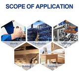 Utoolmart 300mm 12Inch Engineers Combination Try Square Set Right Angle Guide Yellow 1pcs Utoolmart