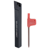 uxcell Indexable CNC Lathe Turning Tool Holder, 93° SDJCR1010H07 3/8" Shank 40CrMo-42CrMo Steel Carbide Turning Tool Holder for Turning Grooving uxcell