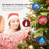 Wood Slices Kit, Shuttle Art 35 PCS Unfinished Natural Wood Slices with Pre-Drilled Hole, Acrylic Paint, Permanent Markers, Jute Twine, DIY Craft for Shuttle Art