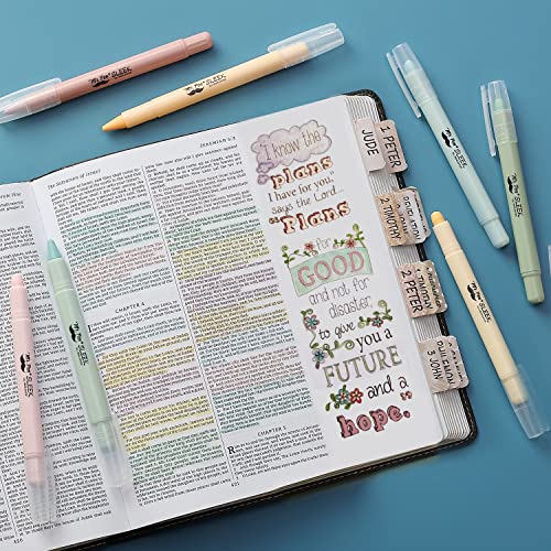 Mr. Pen- Gel Highlighter, 8 Pack, Pastel Colors, No Bleed, Markers for Bibles Mr. Pen