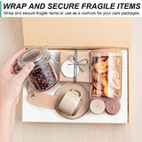 Phinus Craft Paper Roll 15''×374'', Industrial-Grade Kraft Paper Roll, White Easel Paper Roll for Kids for Moving, Gift Wrapping, Wall Art, Table Phinus