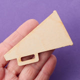 Pack of 24 Unfinished Wood Cheerleading Megaphone Cutouts by Factory Direct Craft - Blank Wooden Sports Team Banquet Mascot Cheerleader Art and Craft Factory Direct Craft
