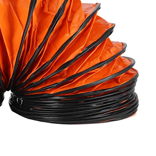 OrangeA Utility Blower Fan, 12 Inches, 520W 2295 CFM High Velocity Ventilator w/ 16 ft/5 m Duct Hose, Portable Ventilation Fan, Fume Extractor for Vevor