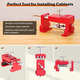 Cabinet Clamps, Cabinet Installation Clamps Cabinetry Clamps Cabinet Face Frame Clamps Cabinet Tools with Two Side Screws and Alignment Plate, 2 Sebupar