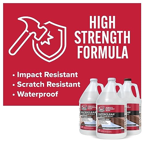 J-B Weld 2" Deep Pour Epoxy WaterClear, 3 Gallon Kit J-B Weld