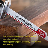 S955CHM Reciprocating Saw Blade, 152mm / 5.98in Tungsten Steel Alloy Sabre Saw Blade, for Cutting Cement, Metal, Wood, Plastic Fafeicy