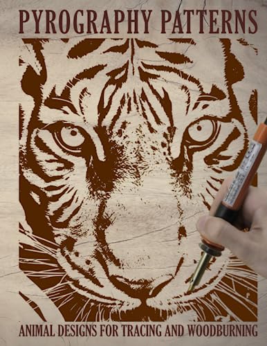 Pyrography Patterns: Animal Designs for Tracing and Woodburning