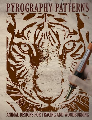 Pyrography Patterns: Animal Designs for Tracing and Woodburning - WoodArtSupply