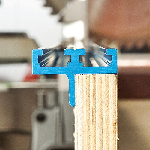 Rockler Double T-Track Fence Cap – Universal T Tracks Woodworking - 36” Long Extruded Aluminum Fence Cap - Aluminum Extrusion Easy to Mount any 3/4" ROCKLER