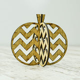 Paint Your Own Pumpkin Shelf Sitter - Standing 3D Wooden Blank Cutout - DIY Paint Yourself Ornament Wood Home Decor Crafter - 1/8" (.125") Birch Pink Door Wreaths