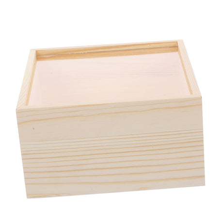 KALLORY Box Storage Wooden Box Wooden Tray Jewelry for Kids Wood Crates Unfinished Desk Tray Retro Decor Birthday Decoration for Girl Wooden Gift KALLORY