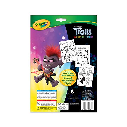 Crayola Coloring & Activity Book - Trolls World Tour - WoodArtSupply