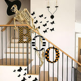 Large Size 12 Inch Wooden Letters Boo Ornaments to Paint, Halloween Decorations DIY Blank Unfinished Wood Ornament Walls Crafts Decorations, Sophena