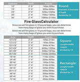 Mr. Fireglass Crushed Fire Glass for Natural or Propane Fire Pit Fireplace & Landscaping,10 lb High Luster Light Sea Blue Mr. Fireglass