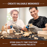 BeaverCraft Wood Carving Kit S16 Wood Whittling Kit for Beginners Kids Wood Carving Set - Whittling knife, Chip Wood Carving Knife, Basswood Carving BeaverCraft