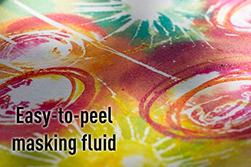 Pebeo Easy Peel Liquid Latex Masking Fluid - Drawing Gum - Dries Quickly - For Ink - Watercolor - Gouache Painting & Illustration - Fine Arts & Pebeo
