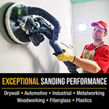 Dura-Gold Premium 9" Drywall Sanding Discs - 240 Grit (Box of 10) - 10 Hole Pattern Sandpaper Discs with Hook & Loop Backing, Fast Cutting Aluminum Dura-Gold