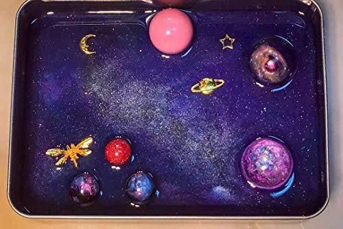 Pigment Mica Powder 12 Colors 10g/0.35oz Mica Powder Set Metallic Effect for Epoxy Resin Kit Color Pigment Soap Making Paint Nail Polish Makeup VITORY