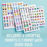 Craft-tastic Puffy - Stick-on Earrings Craft and Jewelry Kit - Easy-to-Make Earring Jewelry - for Ages 4+ with Help Craft-tastic