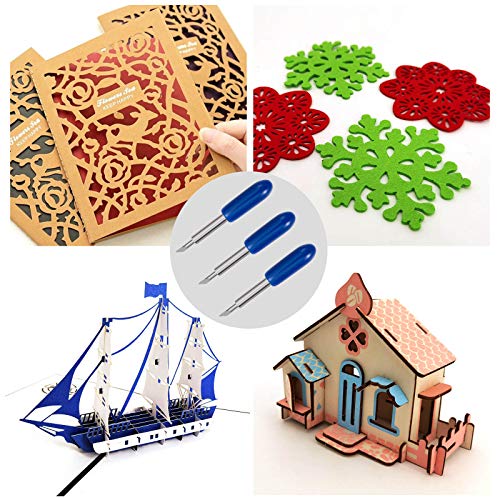 30PCS 60°Deep Cut Replacement Blades, STREWEEK, The Cutting Blades for Cricut/Explore Air/Air 2/Maker, Perfect for Cutting Medium Such as Vinyl STREWEEK