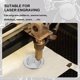 SINBRLAI 10 Pcs Blank Challenge Coin, Engraving Blanks Coins, Zinc Alloy Silver Plated 40mm Diameter with Acrylic Protection Box for DIY Crafts SINBRLAI