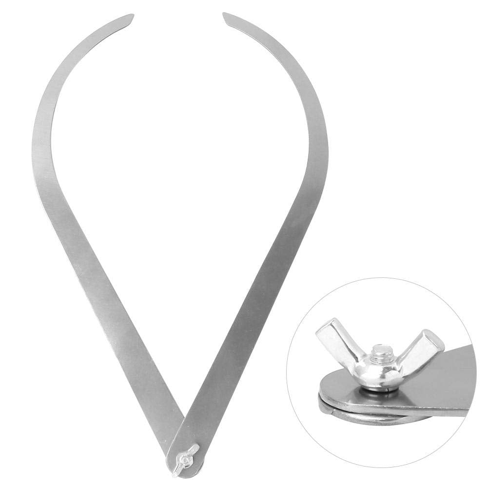 Clay Caliper Tool, 10 inch Bent Leg Stainless Steel Caliper Ceramic Measuring Pottery Tool for Carving Shaping Clay Sculpture Modeling GLOGLOW