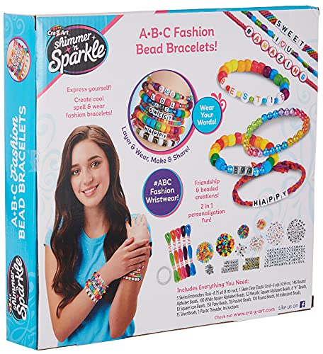 Cra-Z-Art Shimmer ’N Sparkle DIY ABC Fashion Beads Small