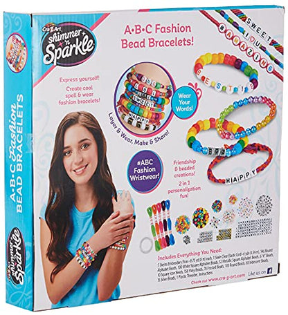 Cra-Z-Art Shimmer ’N Sparkle DIY ABC Fashion Beads Small