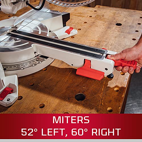 JET 12-Inch Sliding Dual-Bevel Compound Miter Saw, 1Ph 115V (JMS-12X) - WoodArtSupply