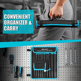 DURATECH 18 Piece Punch/Chisel/Alignment Tool Set, Including Pin Punch, Center Punch, Nail punch, Alignment Tool, Cold Chisel, Chisel Gauge, for DURATECH