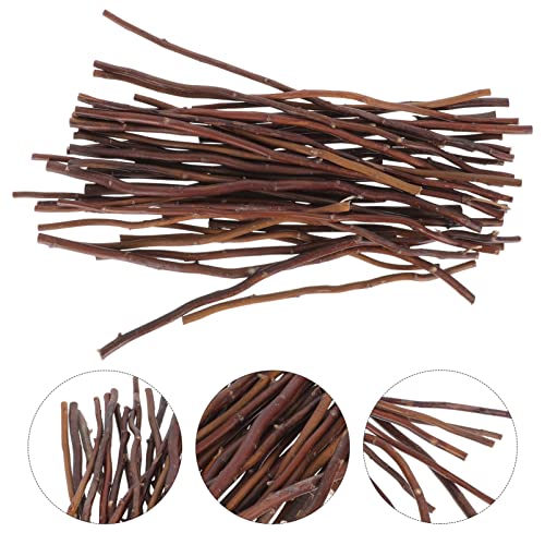 Amosfun Wood Log Sticks Twig Birch Tree Twigs 40pcs 20cm+ 30cm Wood Log Sticks Wood Craft Sticks Photo Props Craft Sticks for DIY Crafts Photo Props Amosfun
