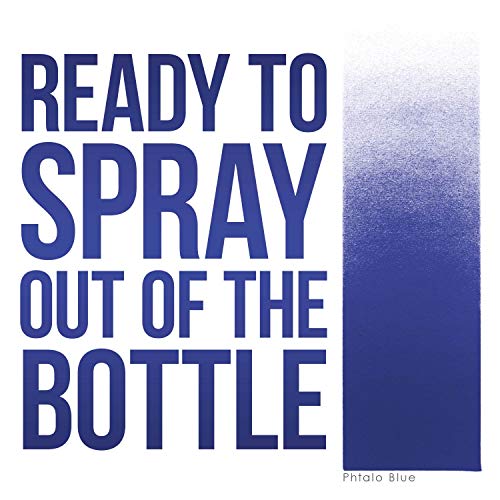 U.S. Art Supply Phthalo Blue Transparent Acrylic Airbrush Paint 8 oz. U.S. Art Supply