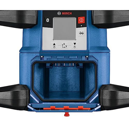 BOSCH REVOLVE4000 GRL4000-80CHVK 18V Exterior 4000ft Range Horizontal/Vertical Self-Leveling Cordless Rotary Laser Kit w/ Bluetooth Connectivity, - WoodArtSupply