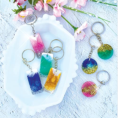 ArtSkills Epoxy Resin Kit for Beginners, Clear Craft Resin Art Kit with Silicone Molds, Alcohol Inks, Glitter, Mica Powder & Accessories, 41 pc ArtSkills